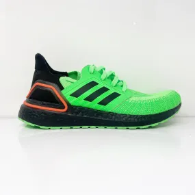 Adidas Boys Ultraboost 20 EG4859 Green Running Shoes Sneakers Size 6.5