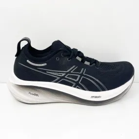 Asics Mens Gel Nimbus 26 1011B795 Black Running Shoes Sneakers Size 10 W