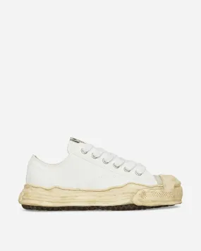 Hank OG Dyed Sole Canvas Low Sneakers White