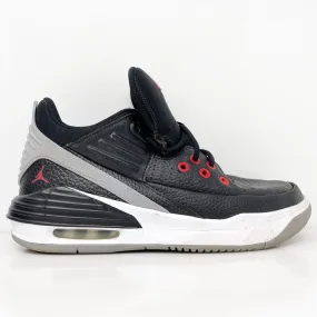 Nike Boys Air Jordan Max Aura 5 DZ4352-061 Black Basketball Shoes Sneakers Sz 7Y