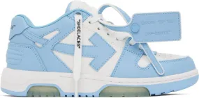 Off-White Blue & White Out Of Office Sneakers