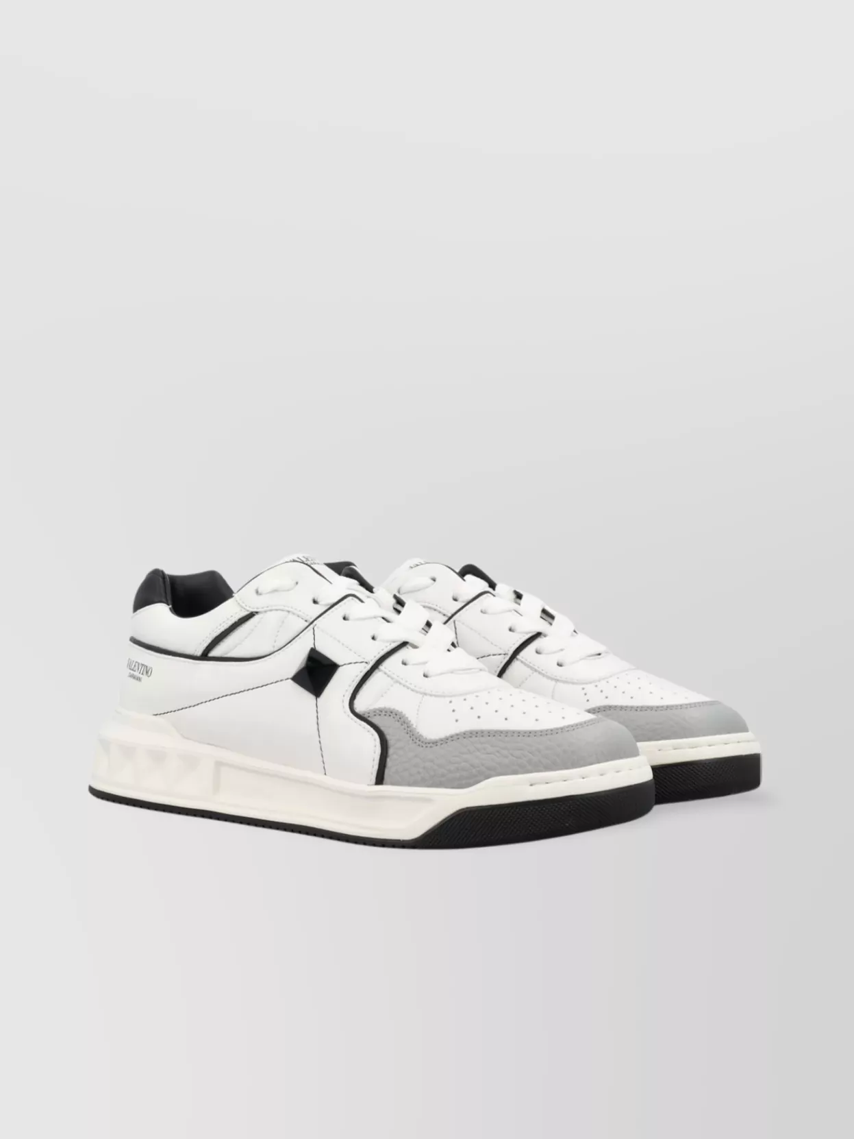 Valentino Garavani   Studded low-top sneakers rubber sole